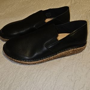 Black Birkinstick slip ons. Size 41